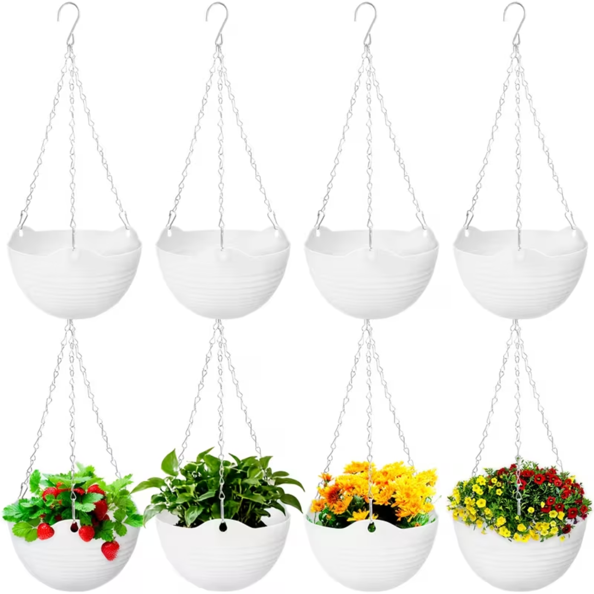 8-Set Hanging Pots